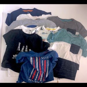 Boys T-shirt lot 9 shirts!!!